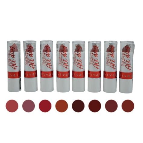 Kit 8 Batom Bastão All Day Nude Vivai