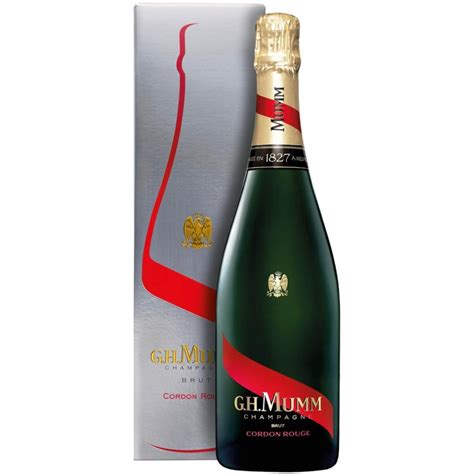 CHAMPAGNE CORDON ROUGE MUMM CL 75 BRUT ASTUCCIO