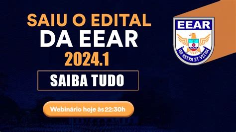 Saiu O Edital EEAR 2024 1 Saiba Tudo YouTube