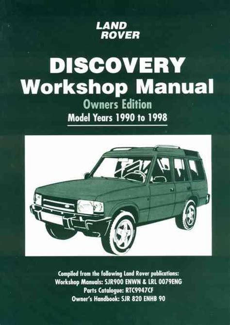 Land Rover Discovery 1990 1998 Owners Workshop Manual 1855207664