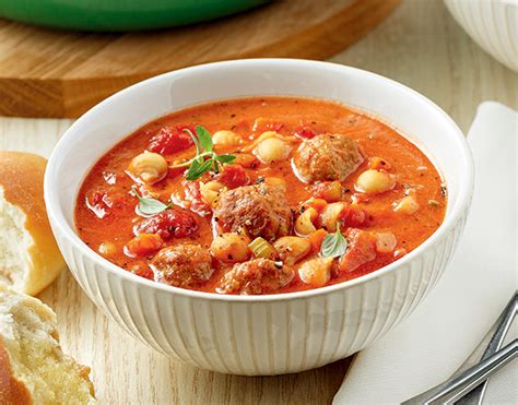 Soupe Aux Boulettes De Porc Et Tomates Recette El Ma Mia