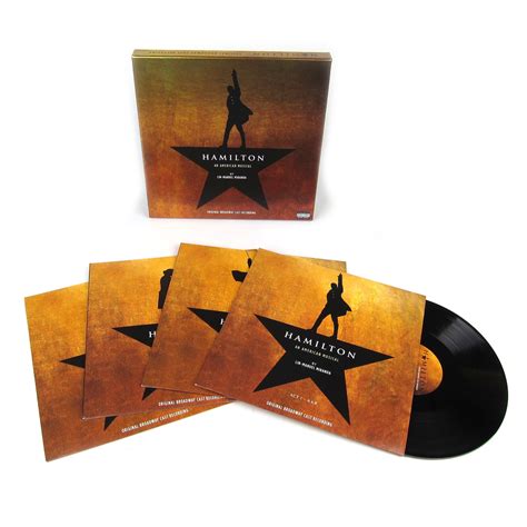 Hamilton: Original Broadway Cast Recording Vinyl 4LP Boxset – TurntableLab.com