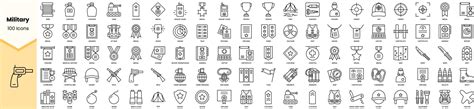 Set Of Alps Icons Simple Line Art Style Icons Pack