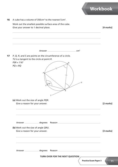 Collins GCSE Grade 9 1 Revision AQA GCSE 9 1 Maths Higher Workbook