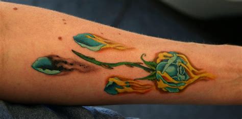 Rose On Fire Tattoo By Twyliteskyz On Deviantart