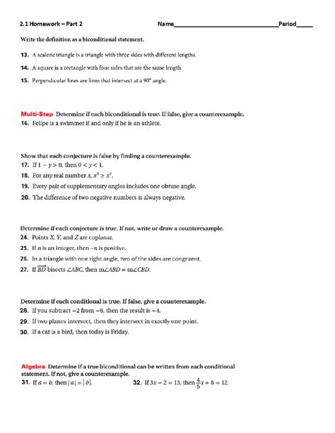 2 1 Hw Ws Part 2 2 1 Homework Part 2 Name Period 20 28