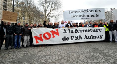 Fin de la grève à l usine PSA d Aulnay