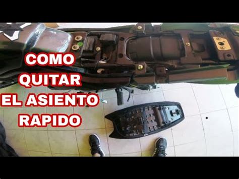 Como Quitar El Asiento De Tu Moto Facil Y Rapido Youtube