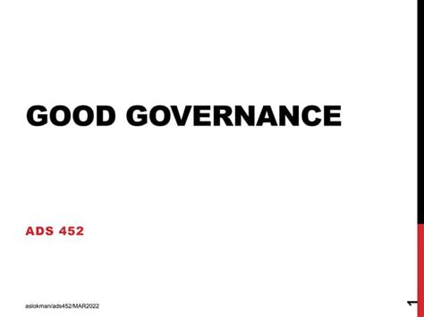 Chapter 7 Good Governancepdf