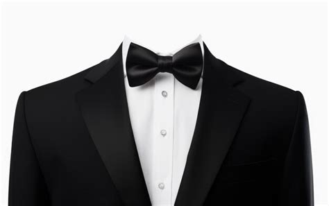 Premium Ai Image Black And White Combination Tuxedo Isolated On White