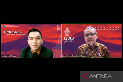 Menkes G20 Sepakat Bentuk Pandemic Fund ANTARA News