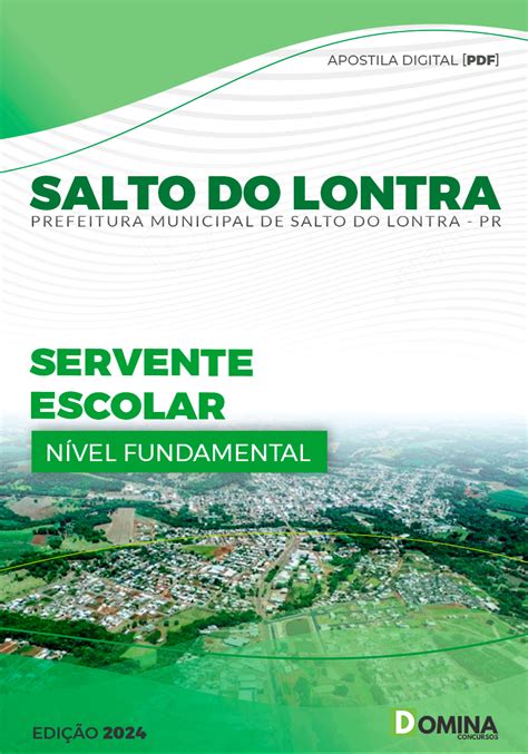 Apostila Pref Salto Do Lontra Pr Servente Escolar