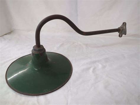 Vintage Green Enamel Light Fixture Isabell Auction