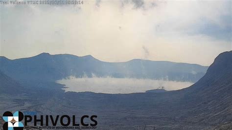 Taal Volcano Walang Indikasyon Ng Mapanganib Na Pagputok Sa Kabila Ng