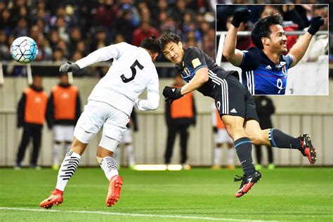 Leicester star Shinji Okazaki scores his 50th international goal for ...