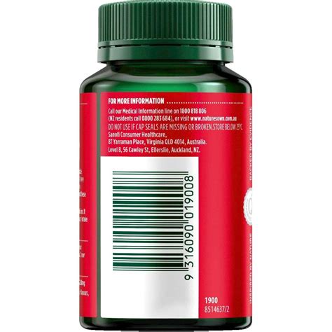 Nature S Own High Strength Magnesium Orotate 800mg 60Capsules Woolworths