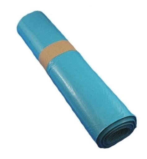 LDPE Müllsäcke Blau 120 Liter 70 x 100 cm 1 Rolle 25 Müllbeutel