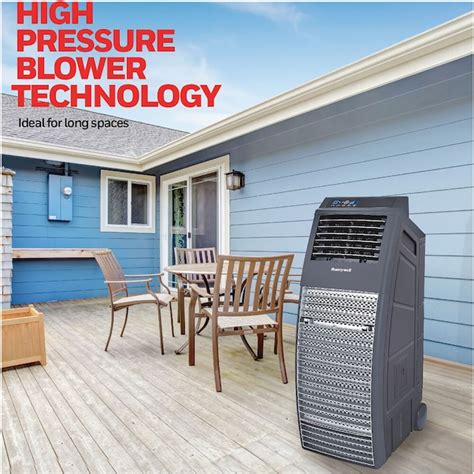 Honeywell 830 Cfm 2 Speed Outdoor Portable Evaporative Cooler For 460 Sq Ft Motor Included In