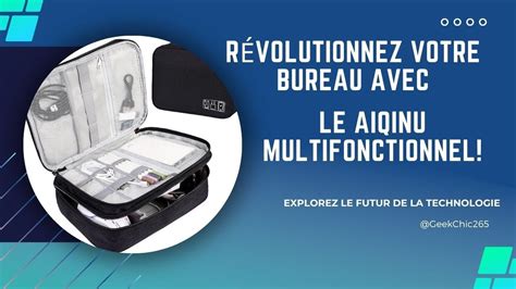 Découvrez le AiQInu Multifonctionnel Électronique Chargez Organisez