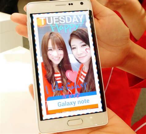 曲面ディスプレイ＆自撮り特化の370万画素インカメラ「galaxy Note Edge」フォトレビュー Gigazine