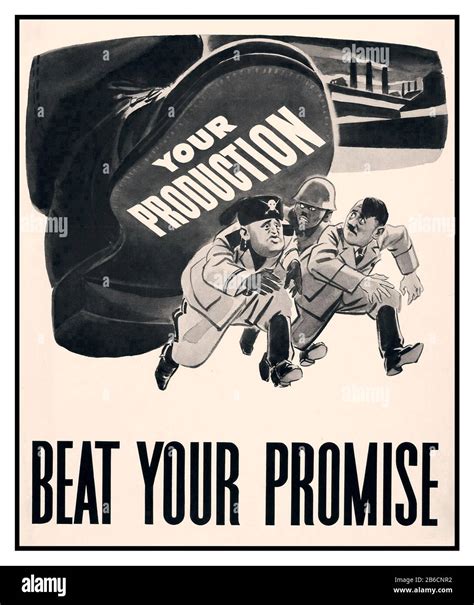 World war 2 production output propaganda poster war work hi-res stock photography and images - Alamy