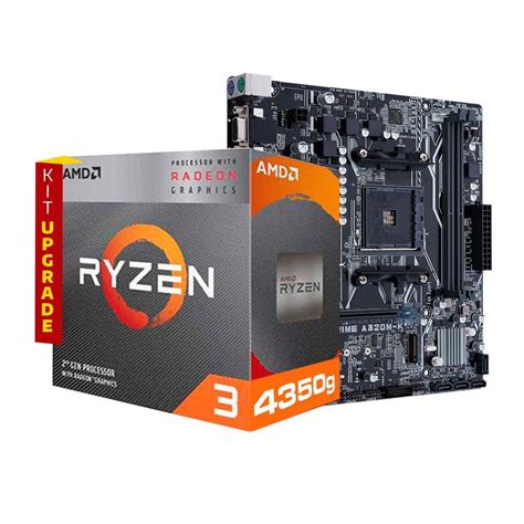 Kit Upgrade Gamer Amd Ryzen 3 3200g Placa Mae Asus Prime A320m Kbr Skill Renew Extra