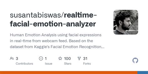 Github Susantabiswas Realtime Facial Emotion Analyzer Human Emotion