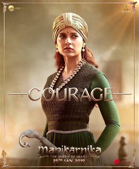 Kangana Ranaut ~ Manikarnika Movie Poster | Stylish sarees, Daily ...