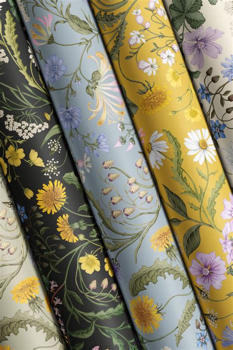 lost garden wallpaper  multi ebony james crossing