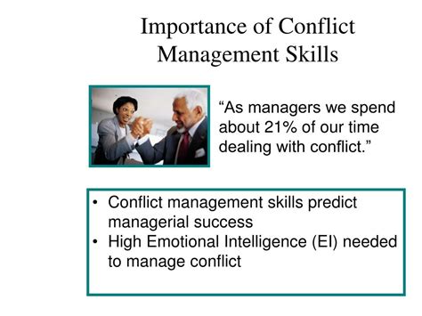 Ppt Importance Of Conflict Management Skills Powerpoint Presentation