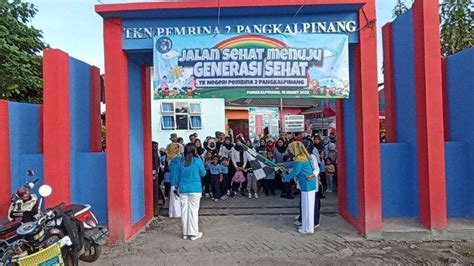 TK Negeri Pembina 2 Pangkalpinang Gelar Jalan Sehat Menuju Generasi