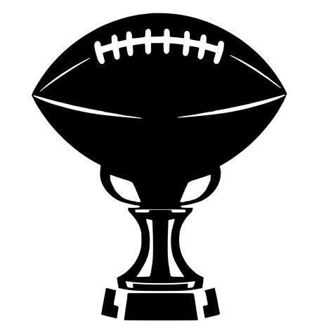 SVG Football Trophy Design - Instant Download for Cricut, Silhouette