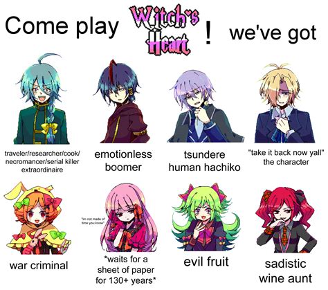 meet the characters of witch's heart! : r/witchsheart