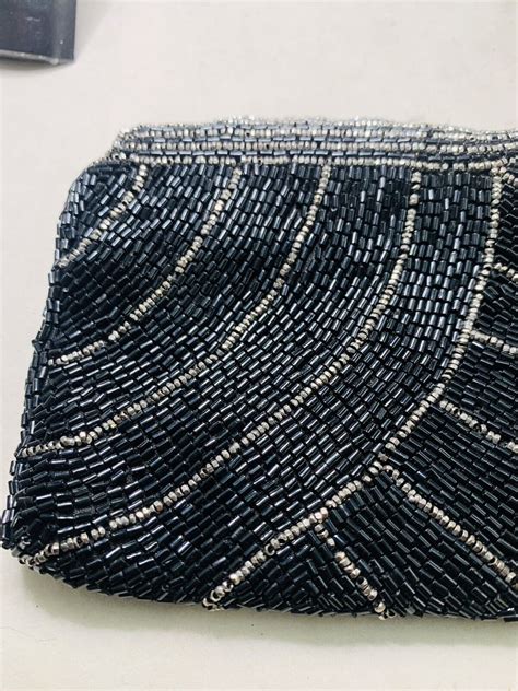 S Beaded Waldes Koh I Noor Clutch Evening Bag Gem