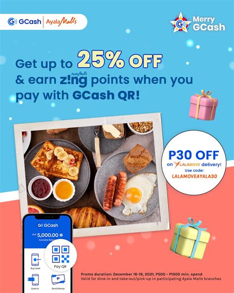 Gcash On Twitter Heres Another Round Of 25 Off In Your Fave Ayala