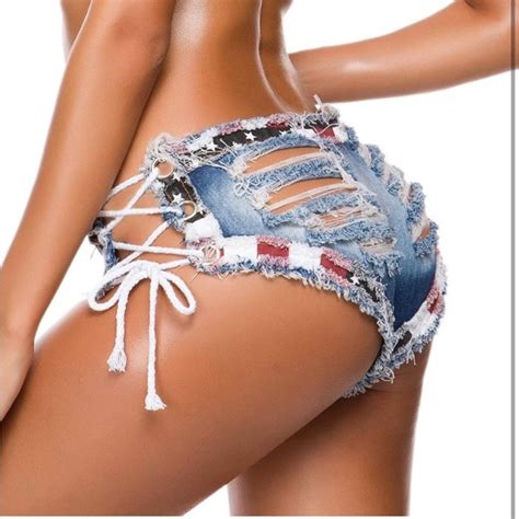 Shorts Sexy Cut Off Low Waist Denim Jeans Shorts Mini Hot Pants With