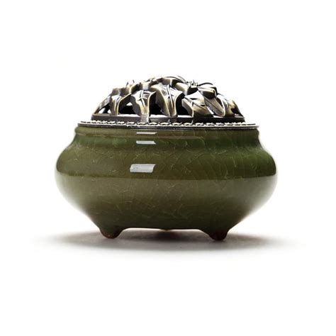 Buy Ceramic Cone Incense Burner Holder Buddhist Colorful Porcelain At Affordable Prices — Free