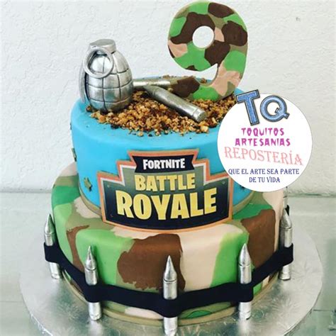 Torta Fortnite 2 Pisos Cumpleaños 550 00 en Mercado Libre