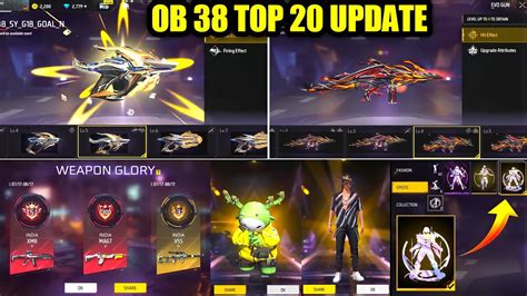 OB 38 UPDATE TOP 20 CHANGES FREE FIRE NEW EVENT FF NEW EVENT TODAY