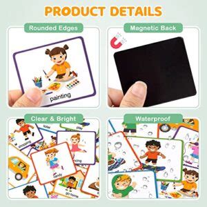 D FantiX Magnetic Responsibility Chart And Visual Schedule Cards For