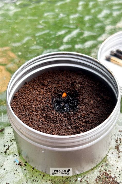 Coffee Grounds for Bug Repellent closeup - Five Spot Green Living