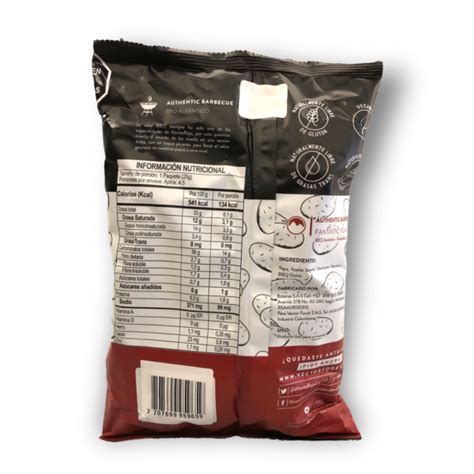 Monterojo Papas BBQ Dulce 100g Persano Co