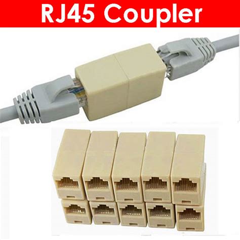 Rj45 Female Connector Rj 45 Coupler Extender Joinder Ethernet Lan ...