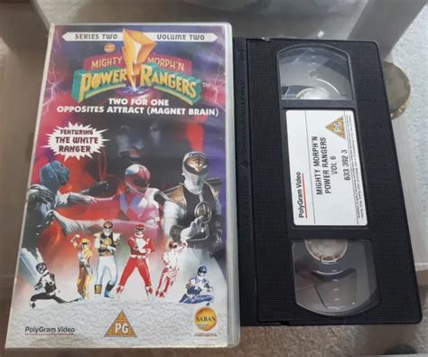 Mighty Morphin Power Rangers Series Vol Vhs Tape Rare Features