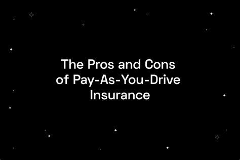 The Pros And Cons Of Pay As You Drive Insurance