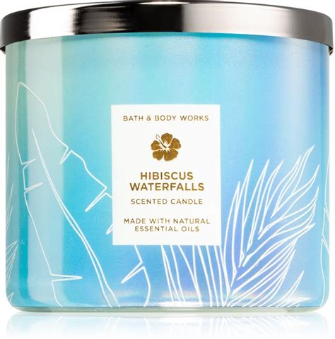 Bath Body Works Hibiscus Waterfalls Scented Candle I Notino Co Uk