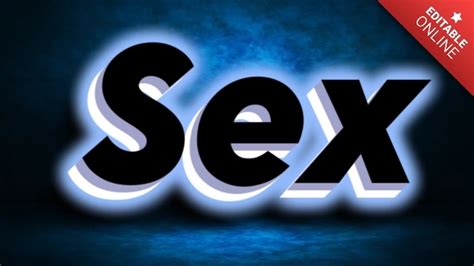 Sex Fifa Logo Editable Online Text Effect Generator