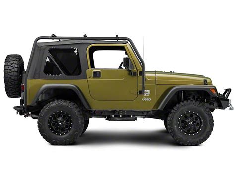 Barricade Jeep Wrangler Roof Rack; Textured Black J100172 (97-06 Jeep ...