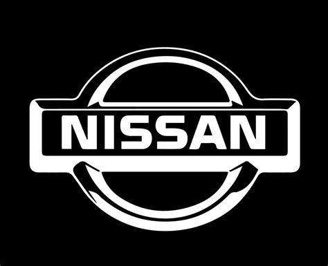 Nissan Logo Brand Symbol White Design Japan Car Automobile Vector ...