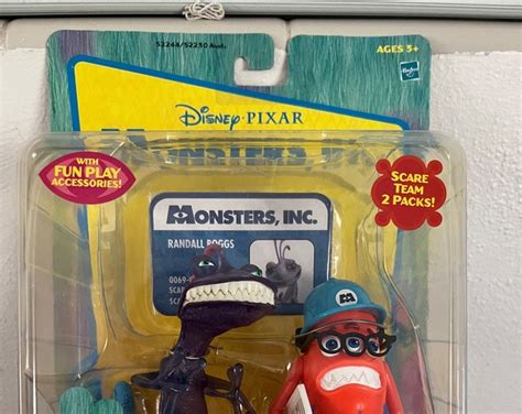 Disney Pixar Monsters Inc. Top Scare Teams Randall With Fungus Figures NEW 2002 - Etsy